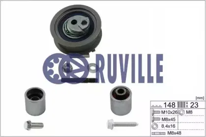 Комплект роликов, зубчатый ремень RUVILLE купить