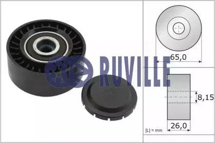 Паразитный / ведущий ролик, поликлиновой ремень RUVILLE купить