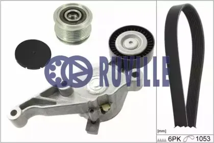 Поликлиновой ременный комплект RUVILLE купить