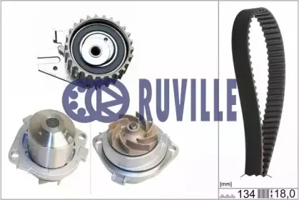 Водяной насос + комплект зубчатого ремня RUVILLE купить