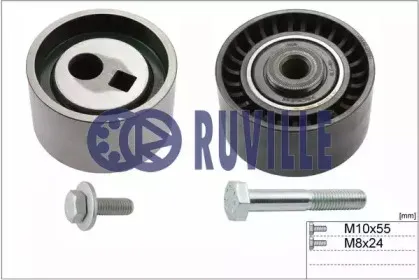 Комплект роликов, зубчатый ремень RUVILLE купить