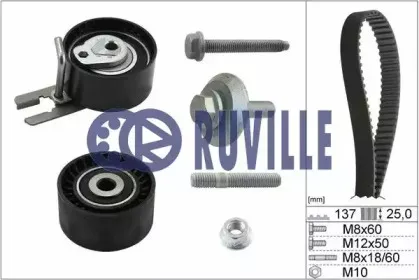 Комплект ремня ГРМ RUVILLE купить