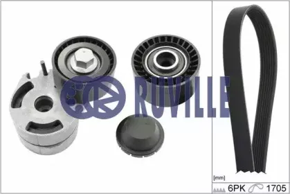 Поликлиновой ременный комплект RUVILLE купить