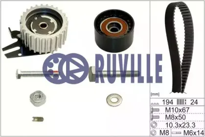 Комплект ремня ГРМ RUVILLE купить