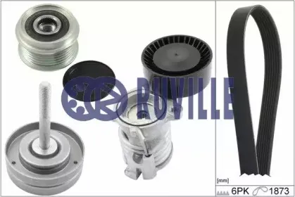 Поликлиновой ременный комплект RUVILLE купить