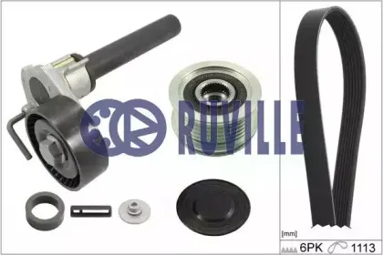 Поликлиновой ременный комплект RUVILLE купить