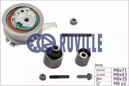 Комплект роликов, зубчатый ремень RUVILLE купить