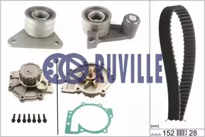 Водяной насос + комплект зубчатого ремня RUVILLE купить