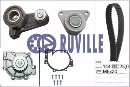 Водяной насос + комплект зубчатого ремня RUVILLE купить