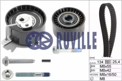 Комплект ремня ГРМ RUVILLE купить