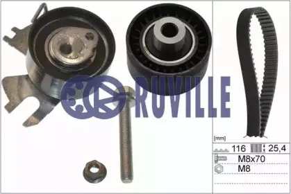 Комплект ремня ГРМ RUVILLE купить