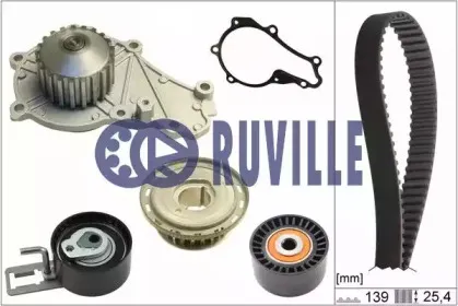 Водяной насос + комплект зубчатого ремня RUVILLE купить