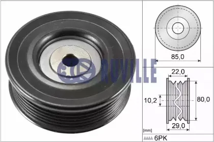 Паразитный / ведущий ролик, поликлиновой ремень RUVILLE купить