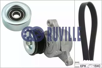 Поликлиновой ременный комплект RUVILLE купить