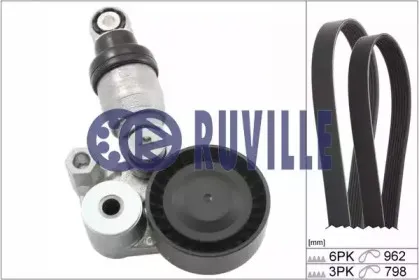 Поликлиновой ременный комплект RUVILLE купить