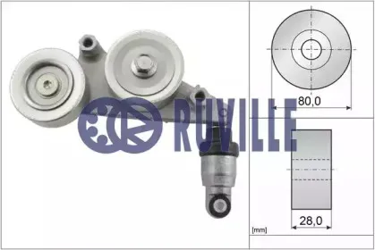 Амортизатор, поликлиновой ремень RUVILLE купить