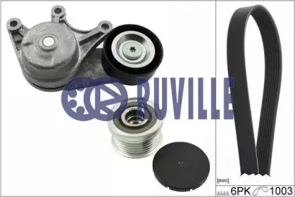 Поликлиновой ременный комплект RUVILLE купить