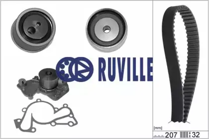 Водяной насос + комплект зубчатого ремня RUVILLE купить