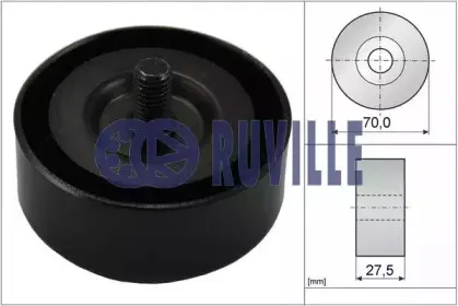 Паразитный / ведущий ролик, поликлиновой ремень RUVILLE купить