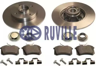 Комплект тормозов, дисковый тормозной механизм RUVILLE купить