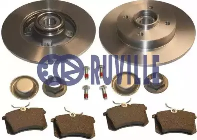 Комплект тормозов, дисковый тормозной механизм RUVILLE купить