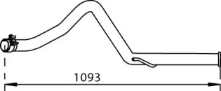 Труба выхлопного газа DINEX купить