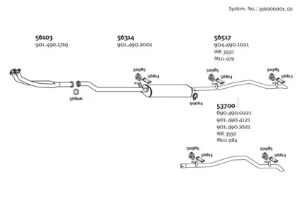 Система выпуска ОГ DINEX купить
