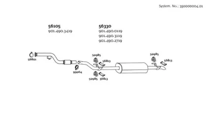 Система выпуска ОГ DINEX купить