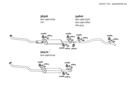 Система выпуска ОГ DINEX купить