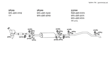 Система выпуска ОГ DINEX купить