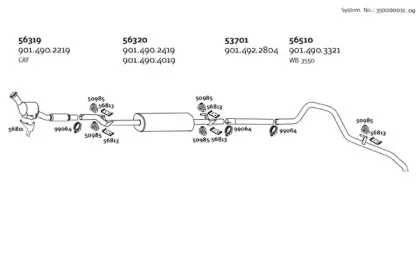 Система выпуска ОГ DINEX купить