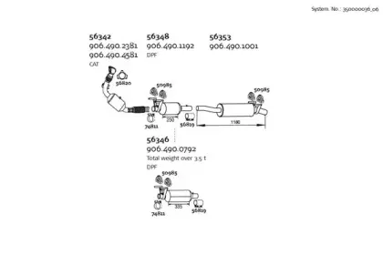 Система выпуска ОГ DINEX купить