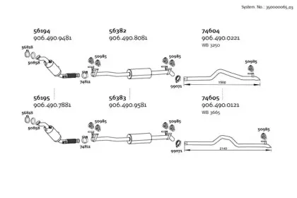 Система выпуска ОГ DINEX купить