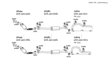 Система выпуска ОГ DINEX купить