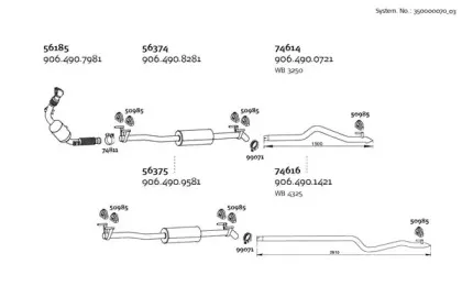 Система выпуска ОГ DINEX купить
