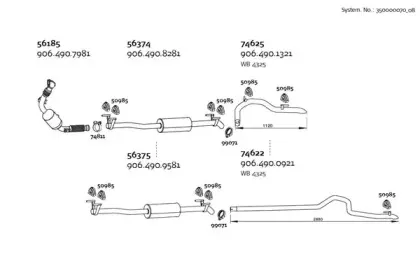 Система выпуска ОГ DINEX купить
