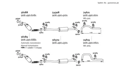 Система выпуска ОГ DINEX купить