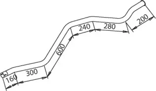 Труба выхлопного газа DINEX купить