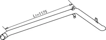 Труба выхлопного газа DINEX купить