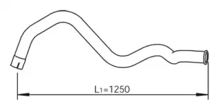 Труба выхлопного газа DINEX купить