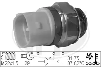 Термовыключатель, вентилятор радиатора ERA купить