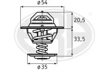 Термостат, охлаждающая жидкость ERA купить