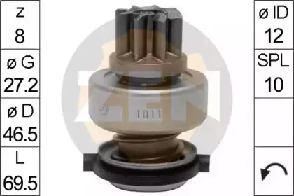 Привод с механизмом свободного хода, стартер ERA купить