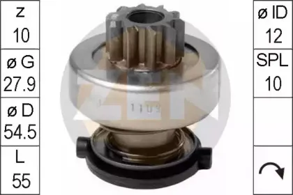 Привод с механизмом свободного хода, стартер ERA купить