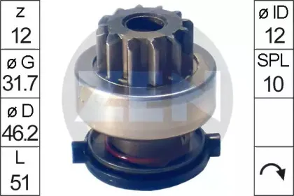 Привод с механизмом свободного хода, стартер ERA купить