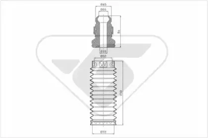 Пылезащитный комплект, амортизатор HUTCHINSON купить