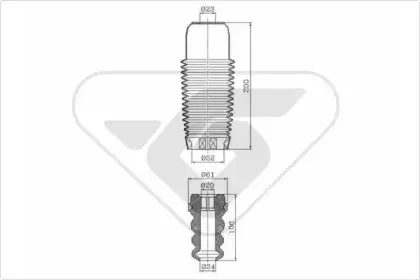 Пылезащитный комплект, амортизатор HUTCHINSON купить