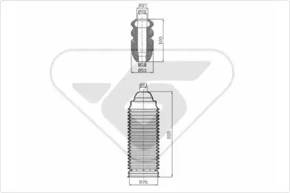 Пылезащитный комплект, амортизатор HUTCHINSON купить