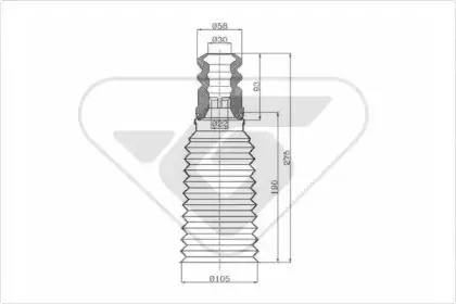 Пылезащитный комплект, амортизатор HUTCHINSON купить