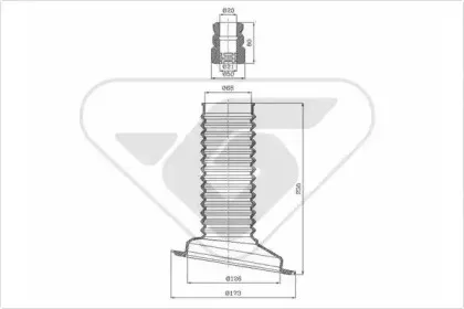 Пылезащитный комплект, амортизатор HUTCHINSON купить